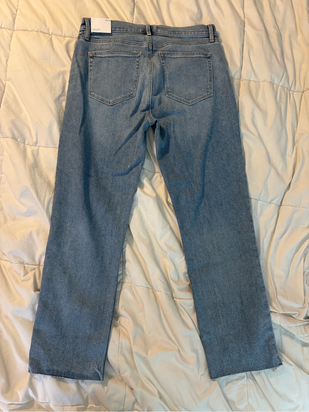 LOFT Women's “the slim” mid rise in Medium Blue Wash - Picture 2 of 6